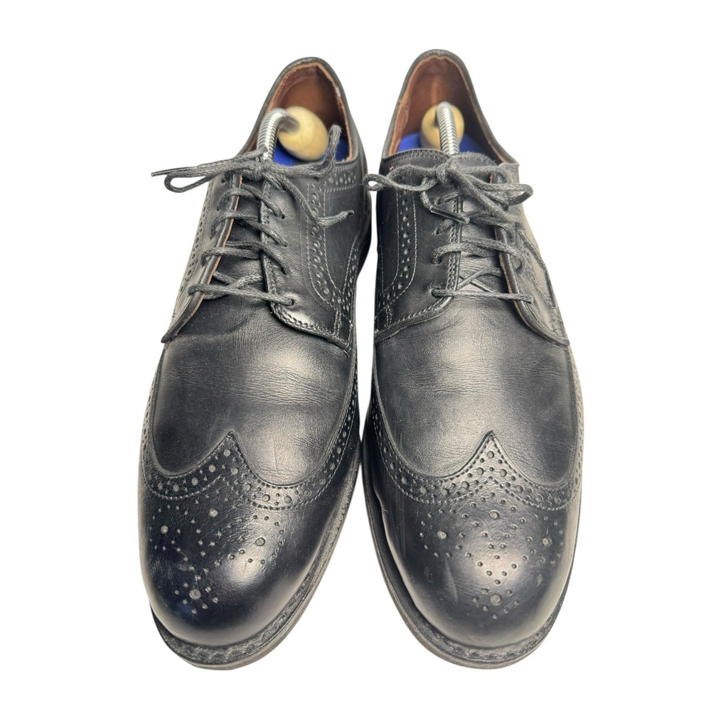 Allen Edmonds Mens 11 D Road Warriors Wingtip Oxford‎ Dress Shoes Black 3350